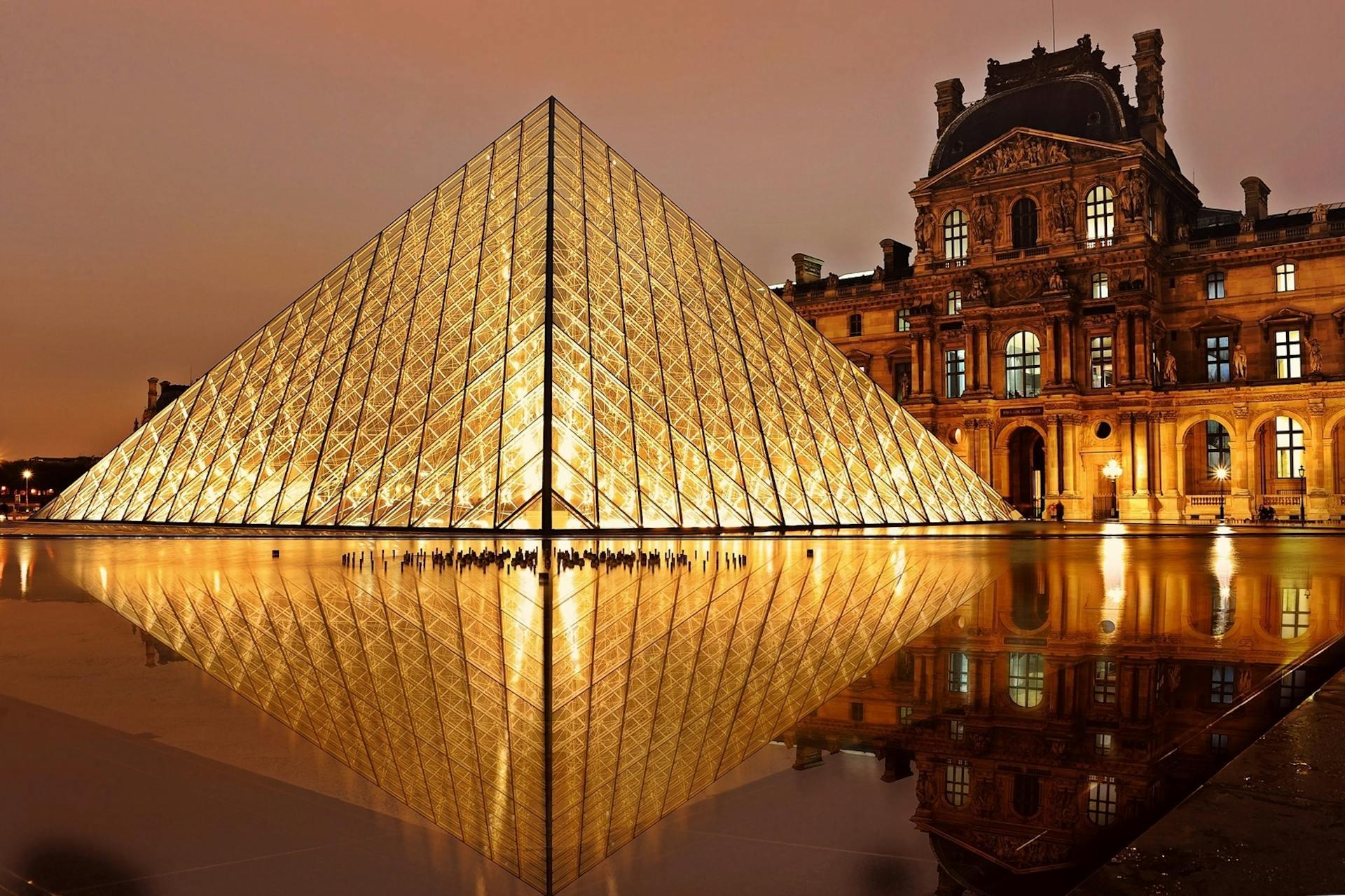 Immigration to France, Clear Glass Museum during Golden Hour