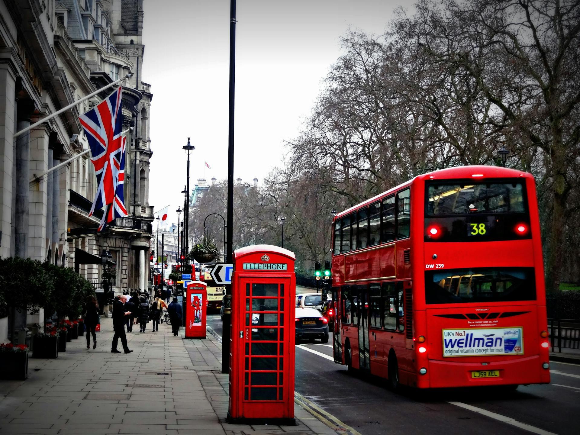 Immigration to UK, Selective Photo of 2 Deck Bus Near People