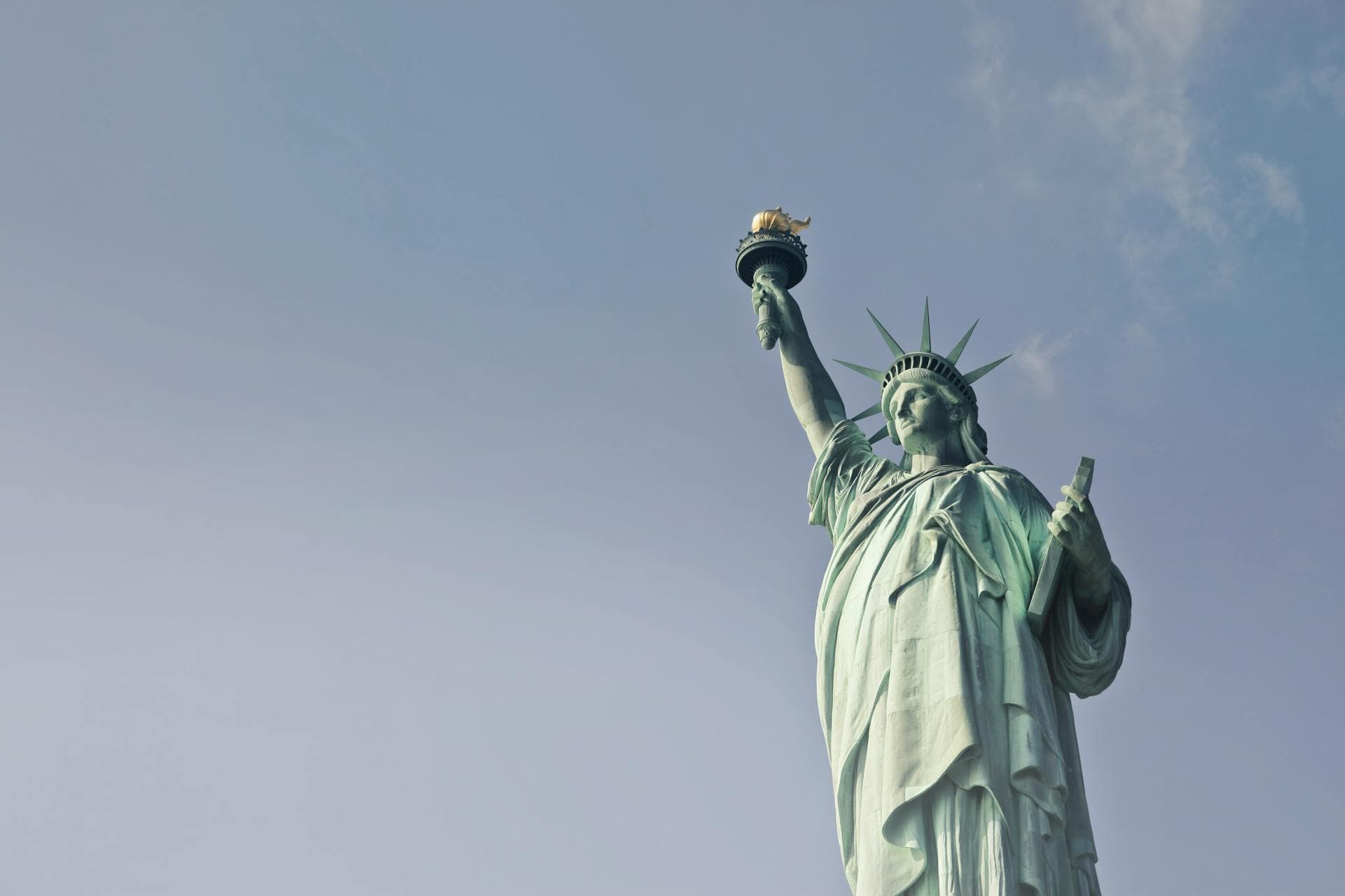 Immigration to US, Statute of Liberty at Daytime